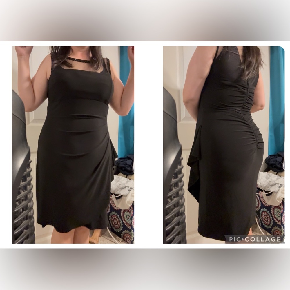 Elegant Black Sleeveless Dress